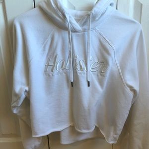 Cropped Hollister hoodie